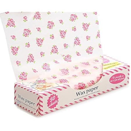 50 Sheets Wax Paper Food Picnic Paper Disposable Food Wrapping Greaseproof Paper Food Paper Liners W | Amazon (US)