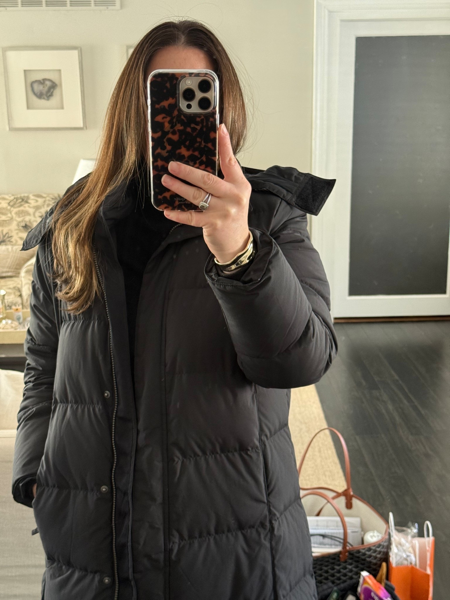 Outfit on repeat. Black cashmere turtleneck from.@Quince and long puffer coat from @llbean - this has been by far one of the coldest New Jersey winters in a long time.

#LTKOver40 #LTKSeasonal #LTKmomlife