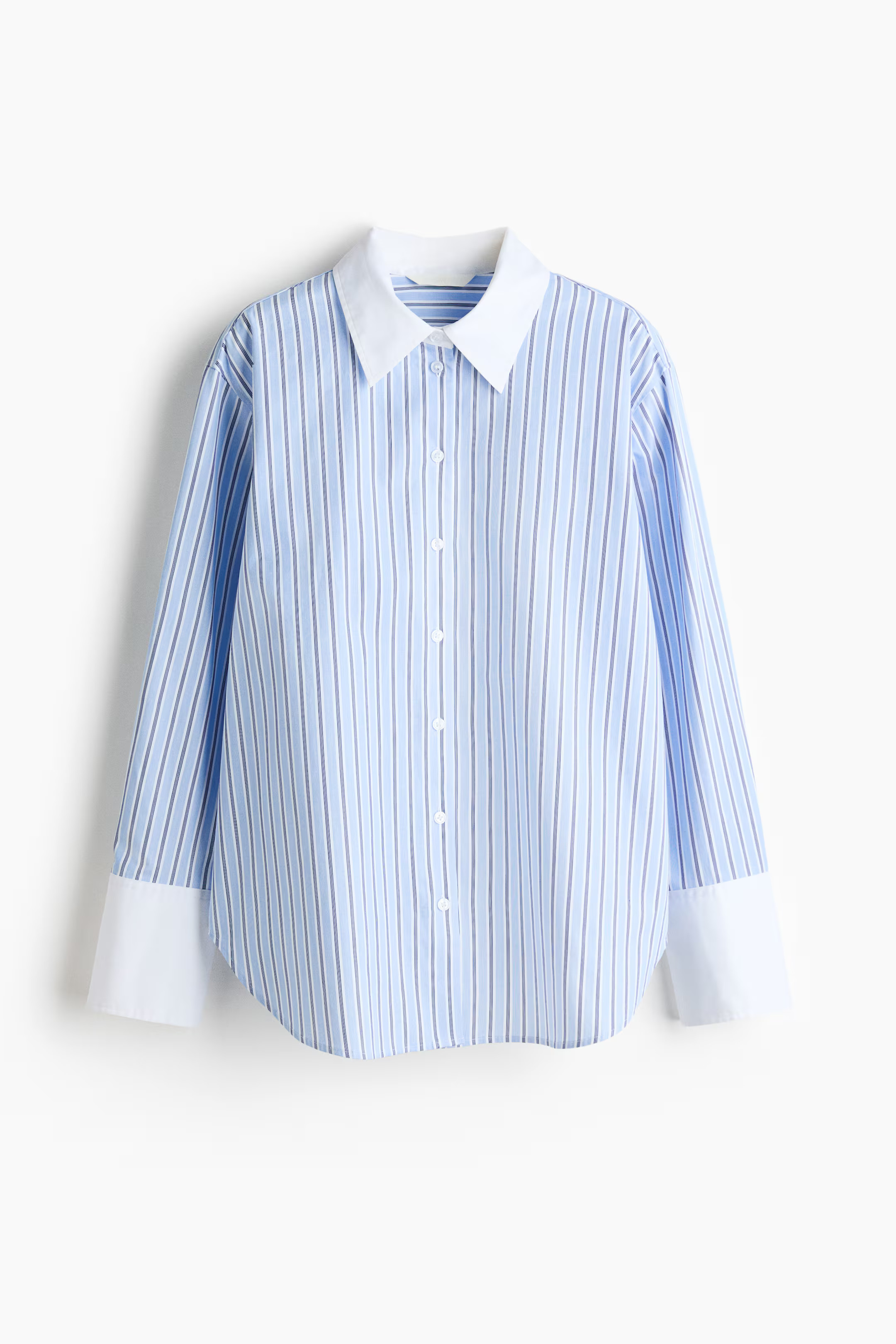 Cotton poplin shirt | H&M (UK, MY, IN, SG, PH, TW, HK)