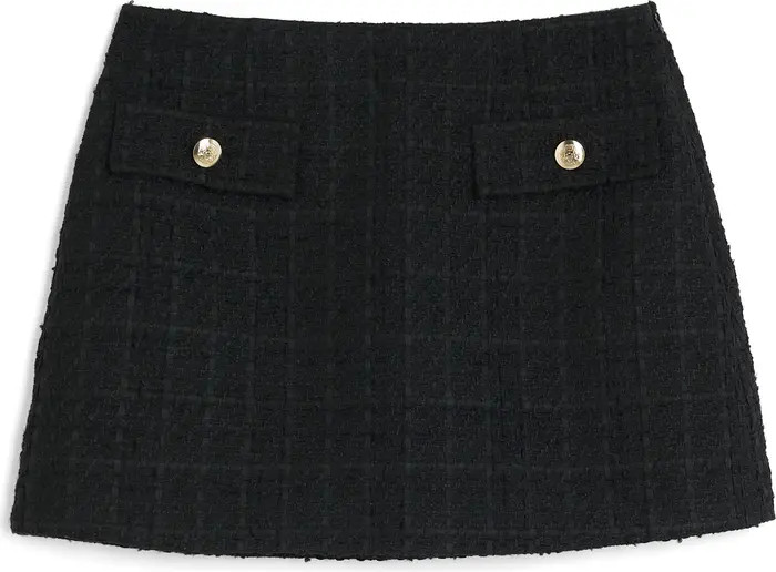 Bouclé A-Line Miniskirt | Nordstrom