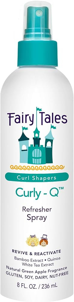 Fairy Tales Curly-Q Curl Refresher for Kids - Lightweight Spray to Define Curls, Add Bounce and R... | Amazon (US)