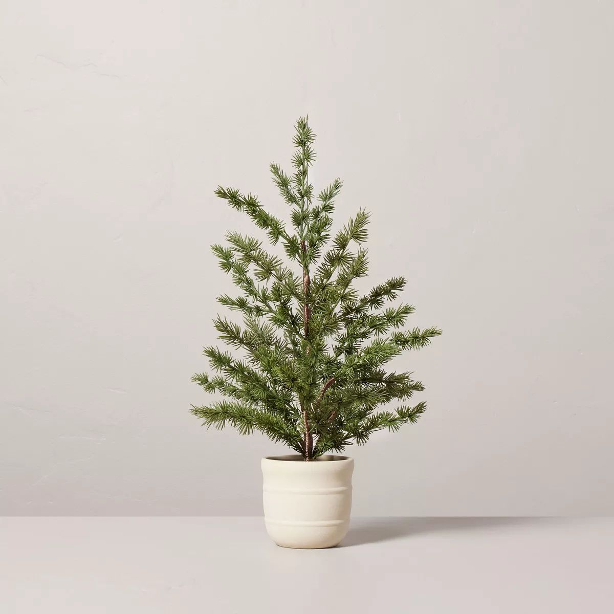 20" Faux Spruce Christmas Tree in Ceramic Pot - Hearth & Hand™ with Magnolia | Target