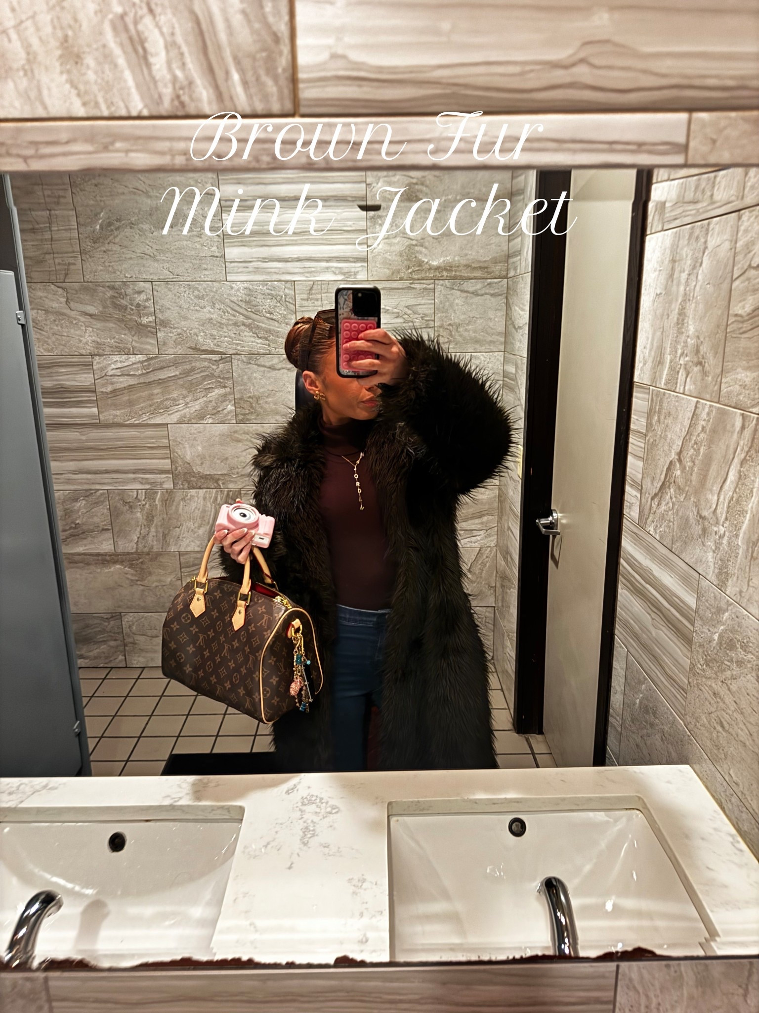 Brown fur mink winter outfit. Thrifted this one but linking some goodies! 


#fur #winteroutfits 

#LTKgrwm #LTKHoliday #LTKGiftGuide