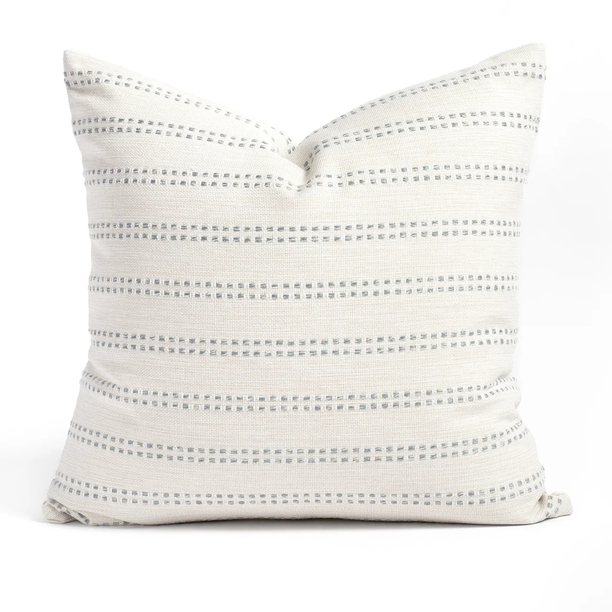 Elodie Stripe 20x20 Pillow, Sky | Tonic Living