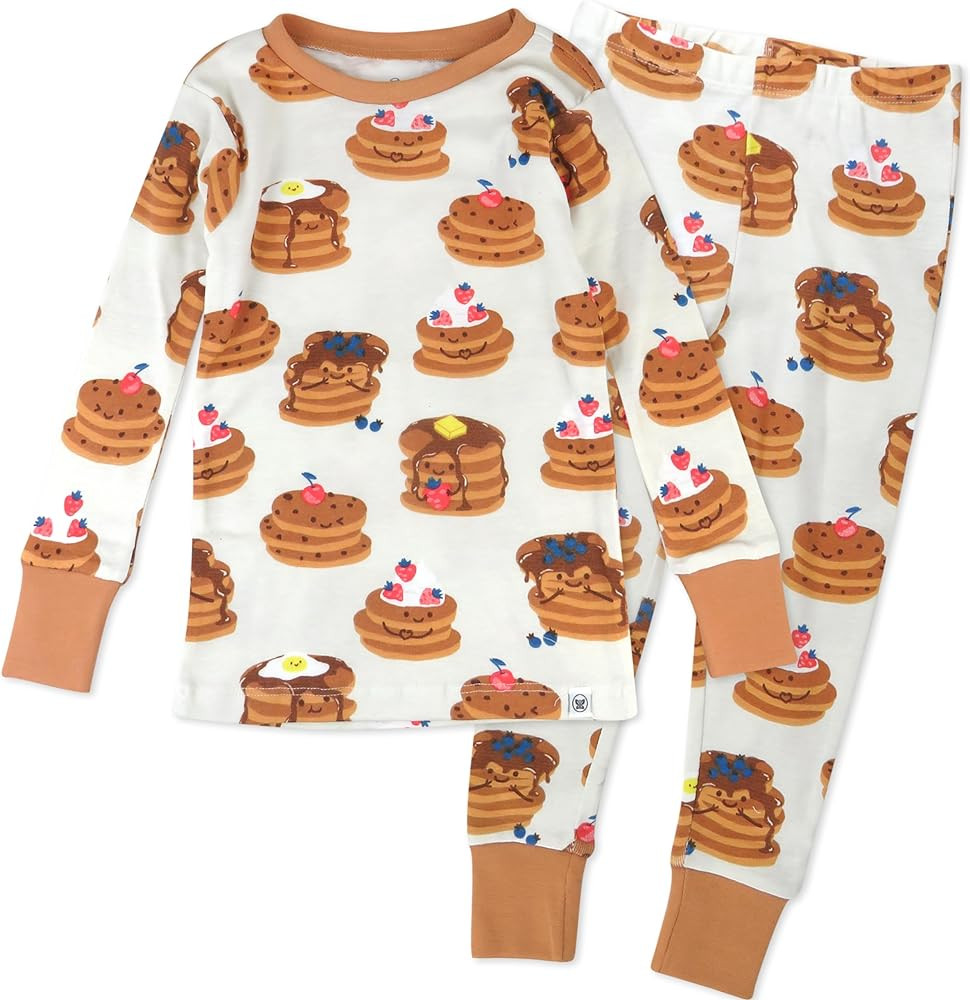 HonestBaby 2-Piece Pajamas Sleepwear PJs 100% Organic Cotton for Infant Baby and Toddler Boy | Amazon (US)