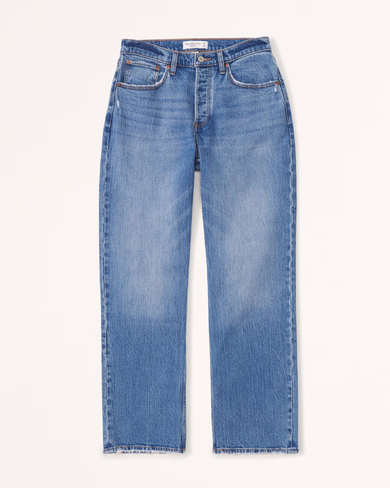 Women's Curve Love Low Rise 90s Baggy Jean | Women's Bottoms | Abercrombie.com | Abercrombie & Fitch (US)