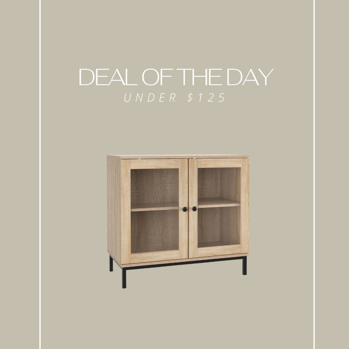 cabinet under $125! 

#LTKhome #LTKsalealert