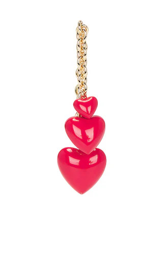 Happy Heart Bag Charm in Cherry Red | Revolve Clothing (Global)
