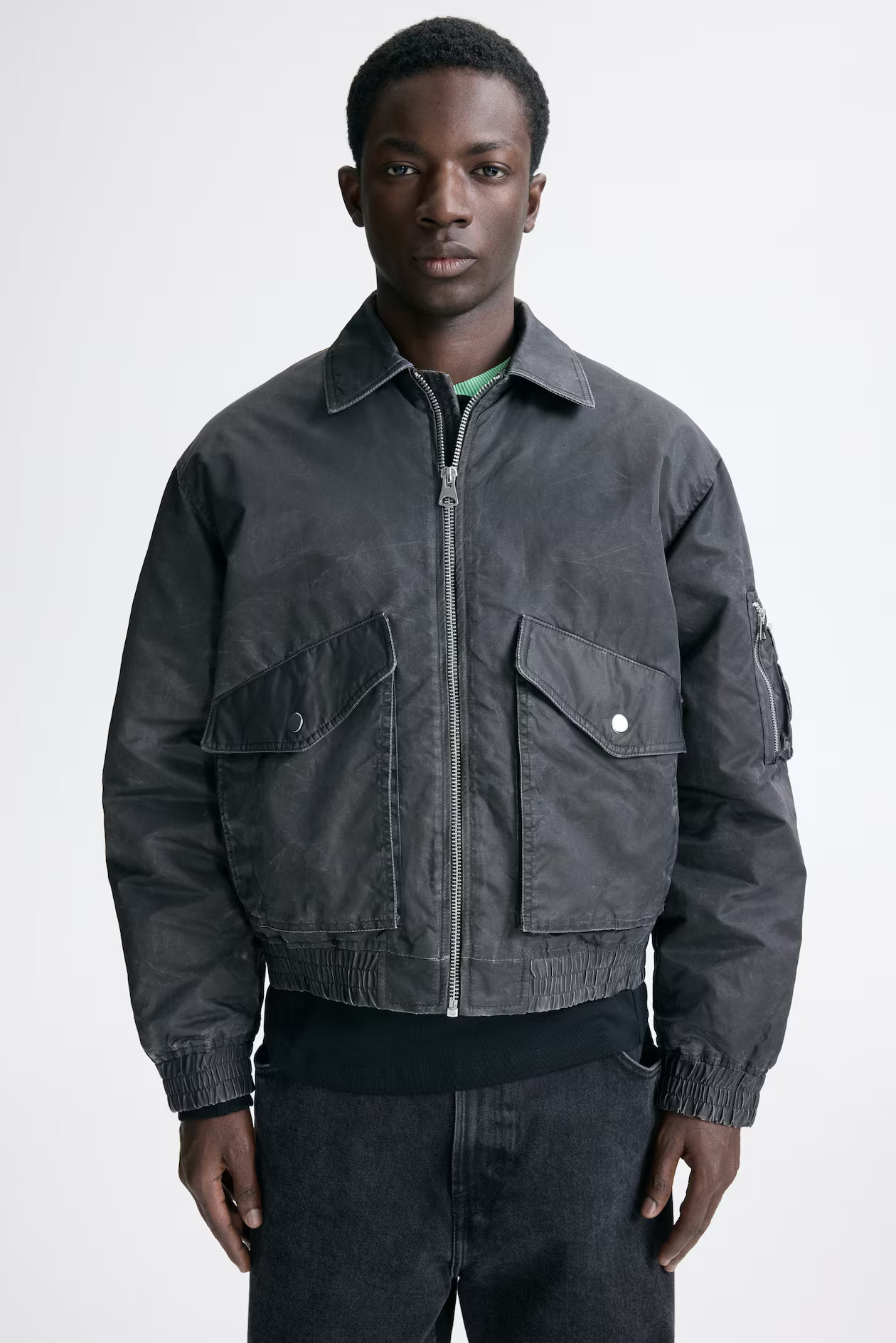 Padded Bomber Jacket | H&M (US + CA)