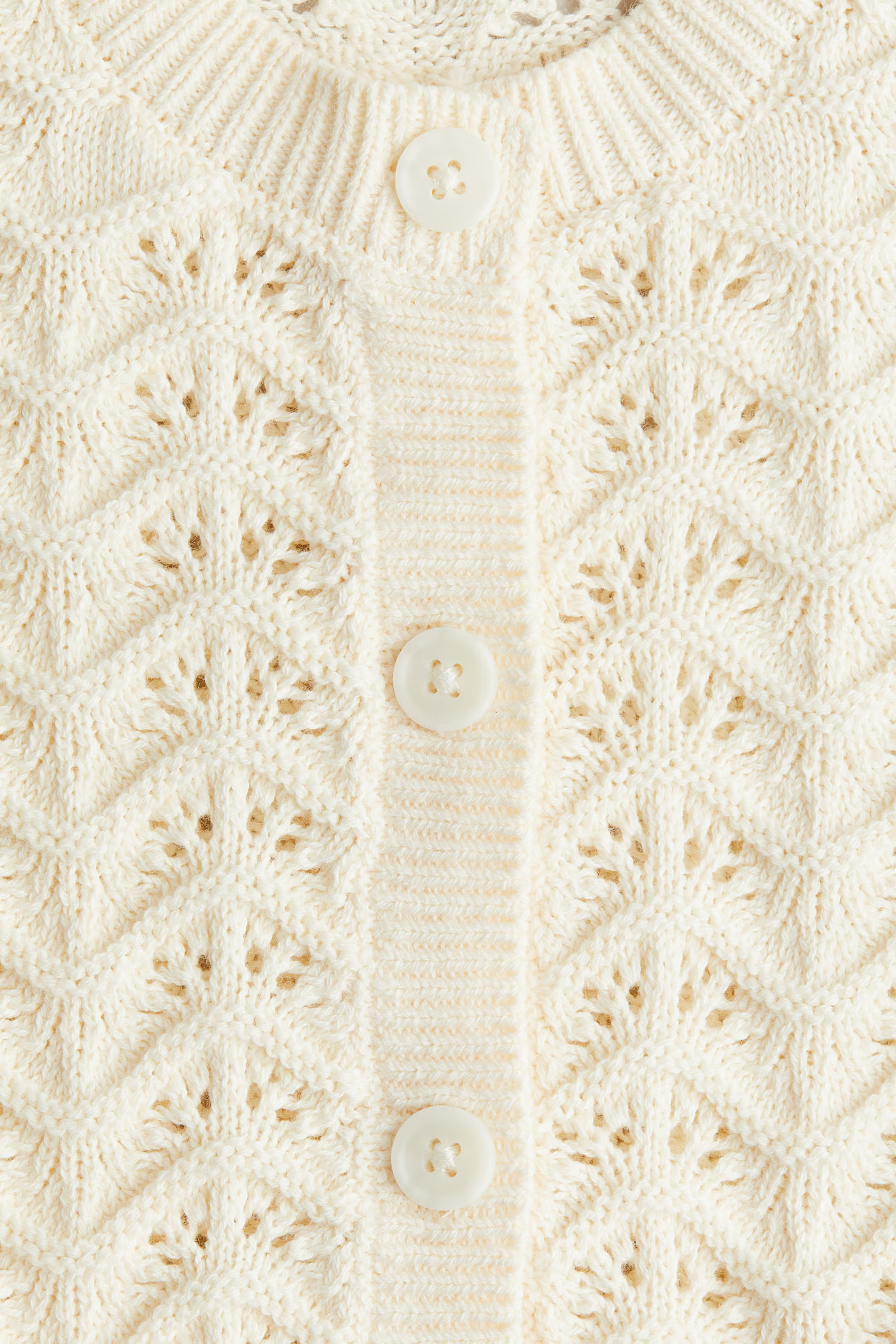 Pattern-Knit Cotton Top | H&M (US + CA)