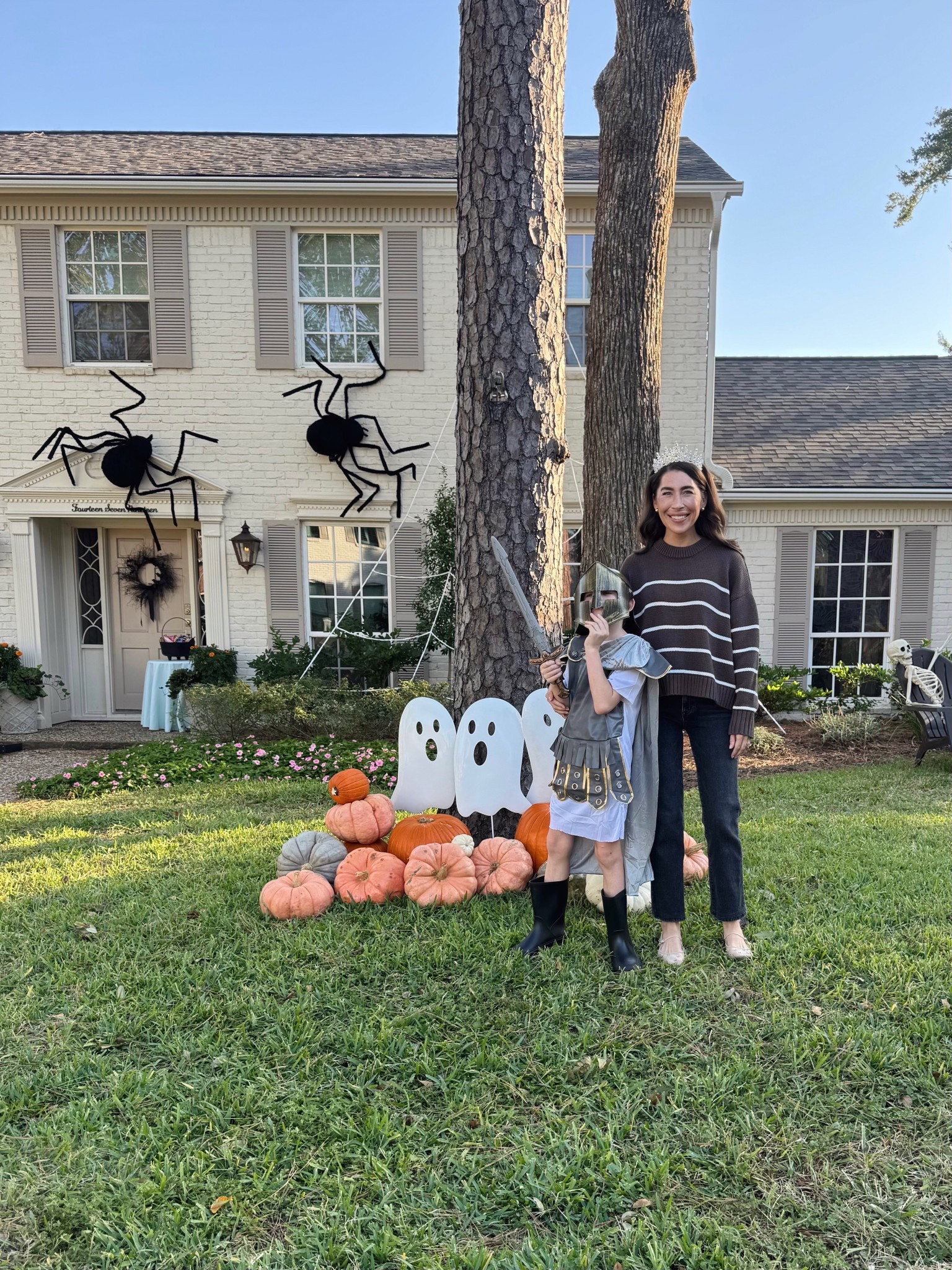 Striped chocolate sweater is another quince gem! My faded black AYR jeans are sold out but linking the style. My absolute favorite straight leg

#LTKSeasonal #LTKFindsUnder50 #LTKFindsUnder100