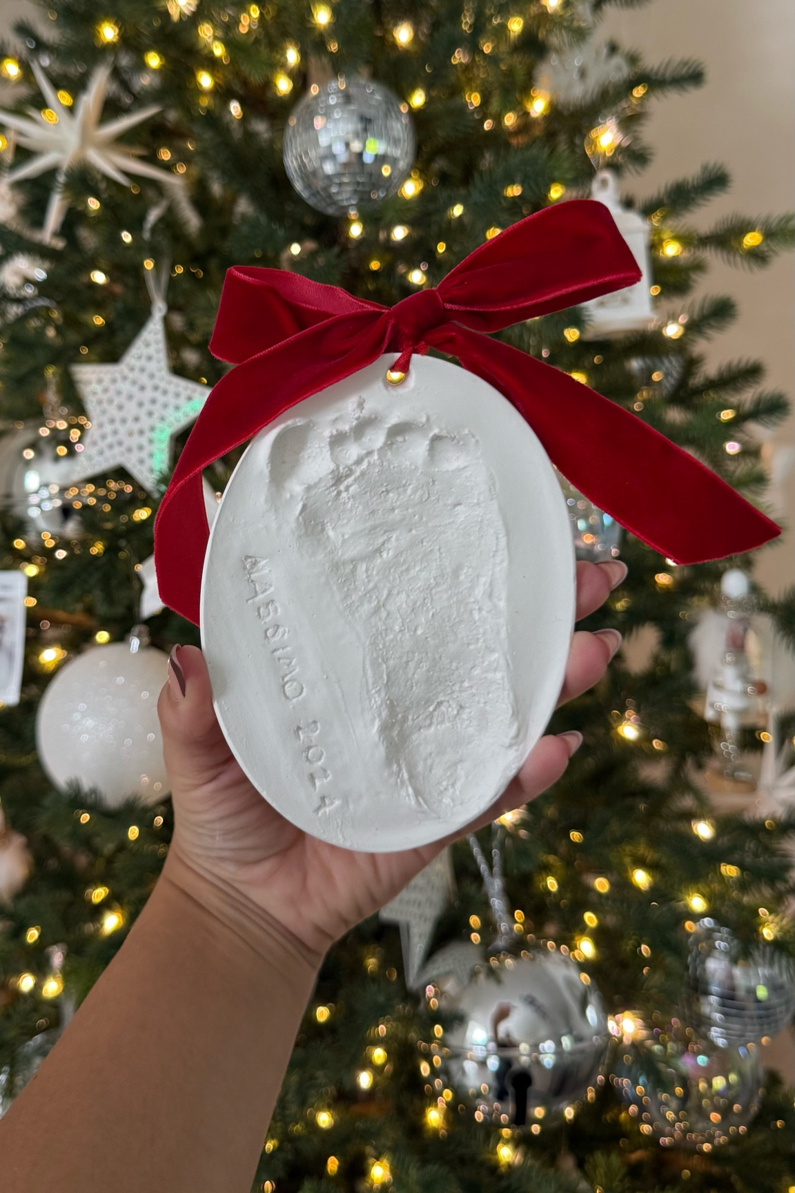 Baby prints ornament Christmas 

#LTKKids #LTKBaby #LTKFamily
