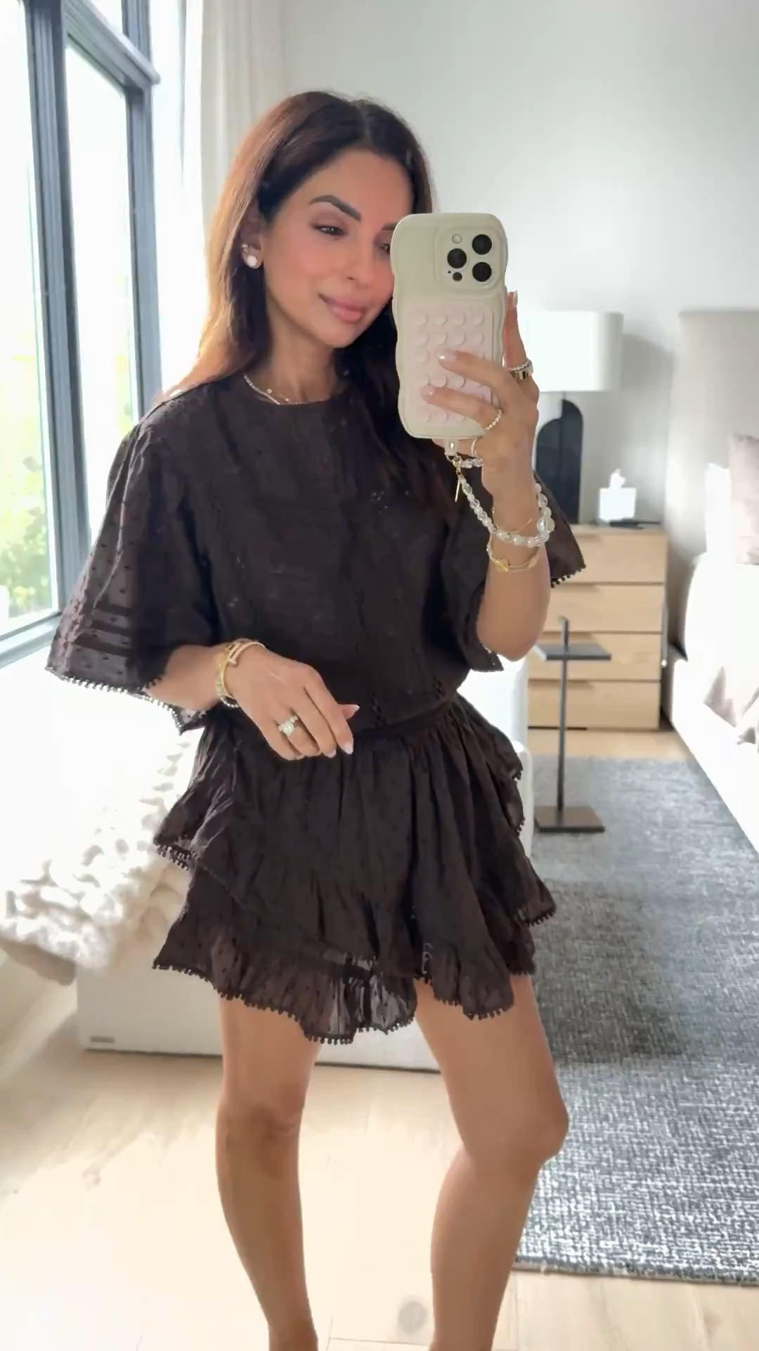 This @abercrombie  mini dress looks designer but is only $120! I’m wearing size XS Petite. 🤎 You all loved this dress last week so I had to share again!

#LTKootd #LTKSeasonal #LTKPetite