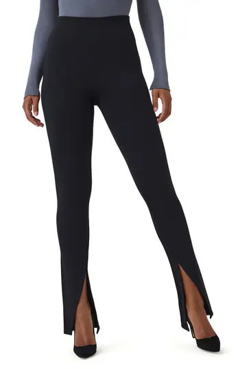 SPANX® The Perfect Front Slit Leggings in Classic Black at Nordstrom Rack, Size Large | Nordstrom Rack
