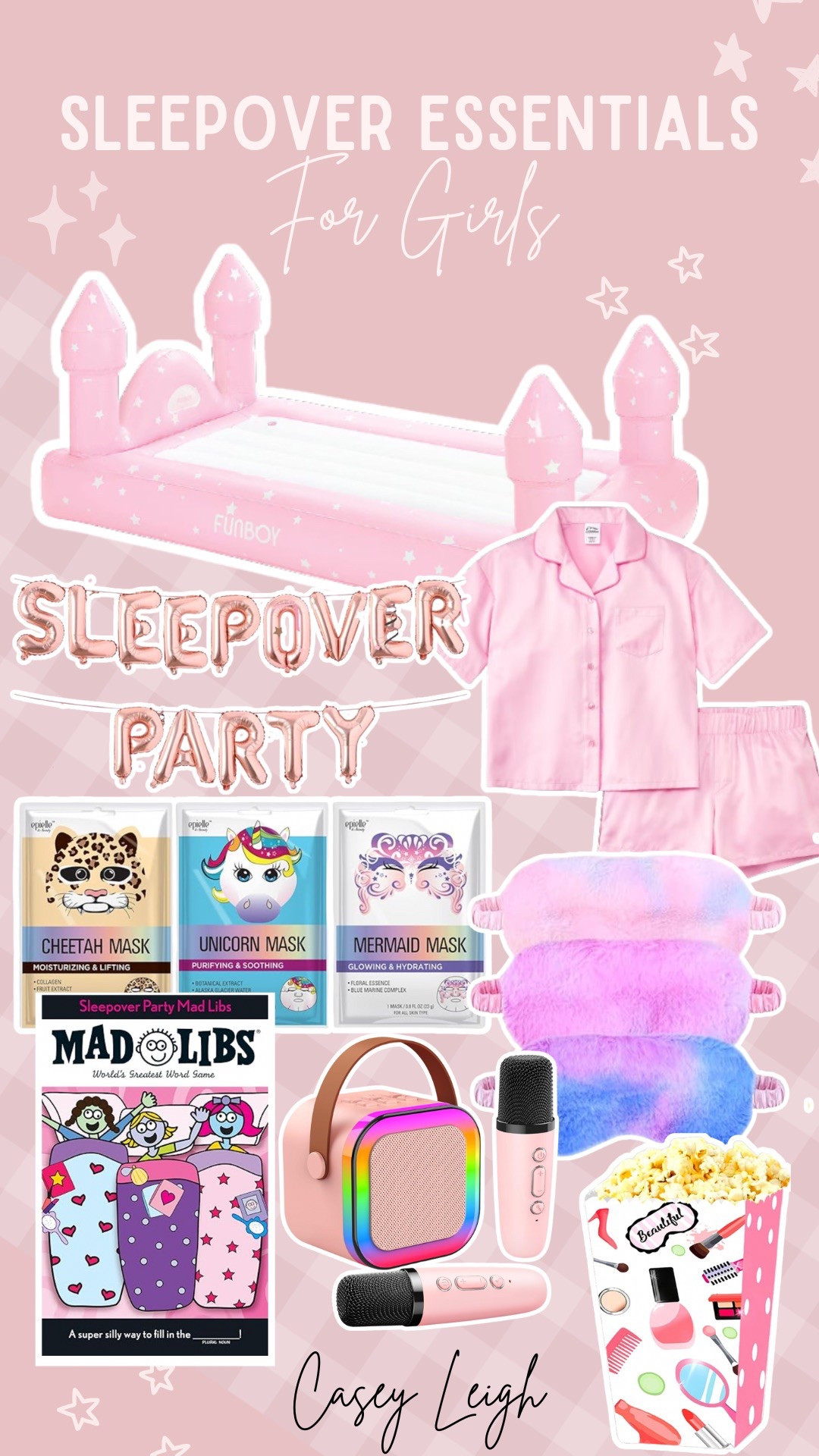 Summer is right around the corner and if your daughter loves to host sleepovers, I found the cutest sleepover essentials. The blowup castle bed is so cute and would be so fun for a sleepover or even party! 💕

#LTKKids #LTKFamily