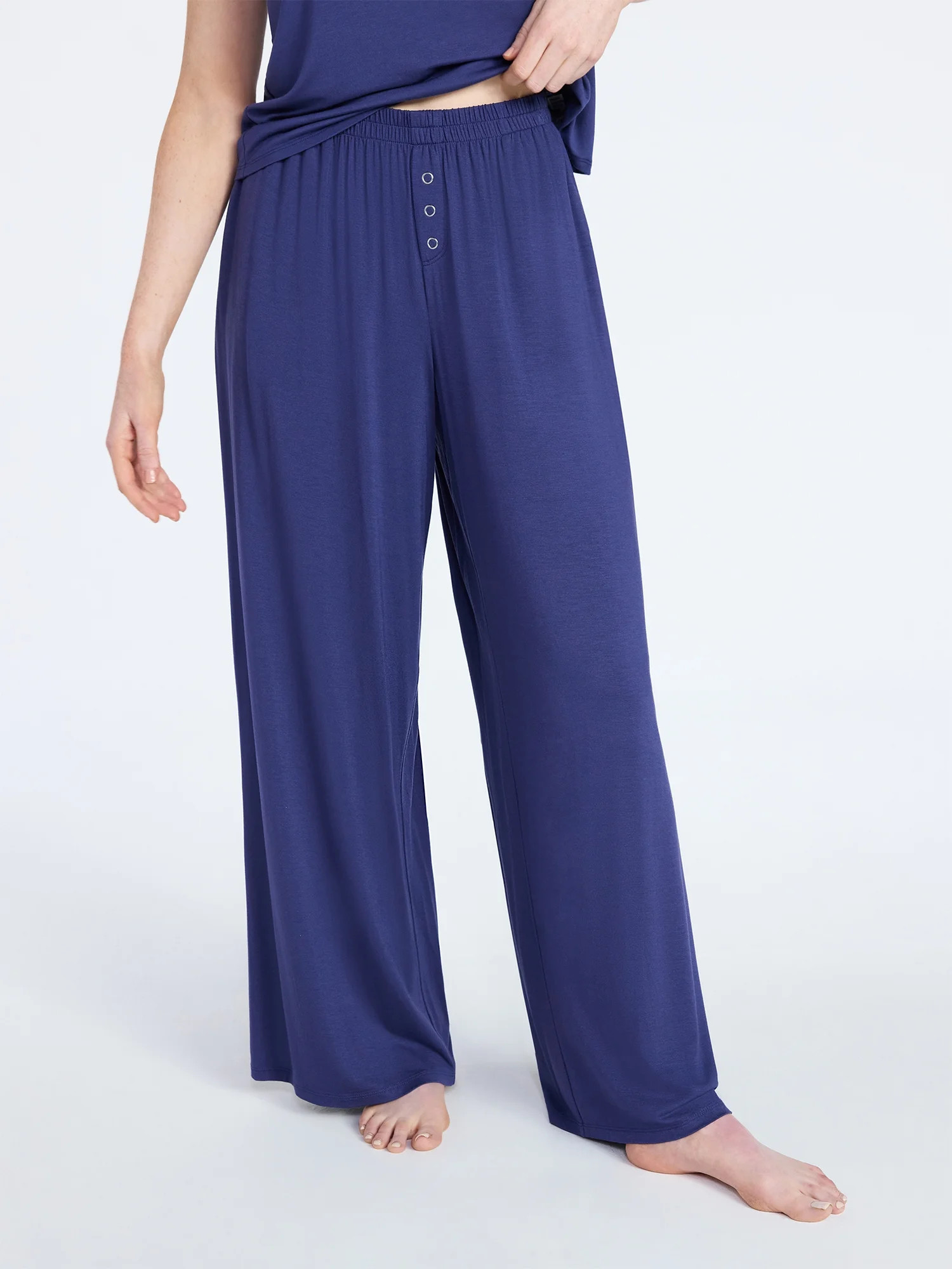 Joyspun Women’s Sleepwear Modal Pajama Long Pants, 30'' Inseam, Sizes S-3X | Walmart (US)