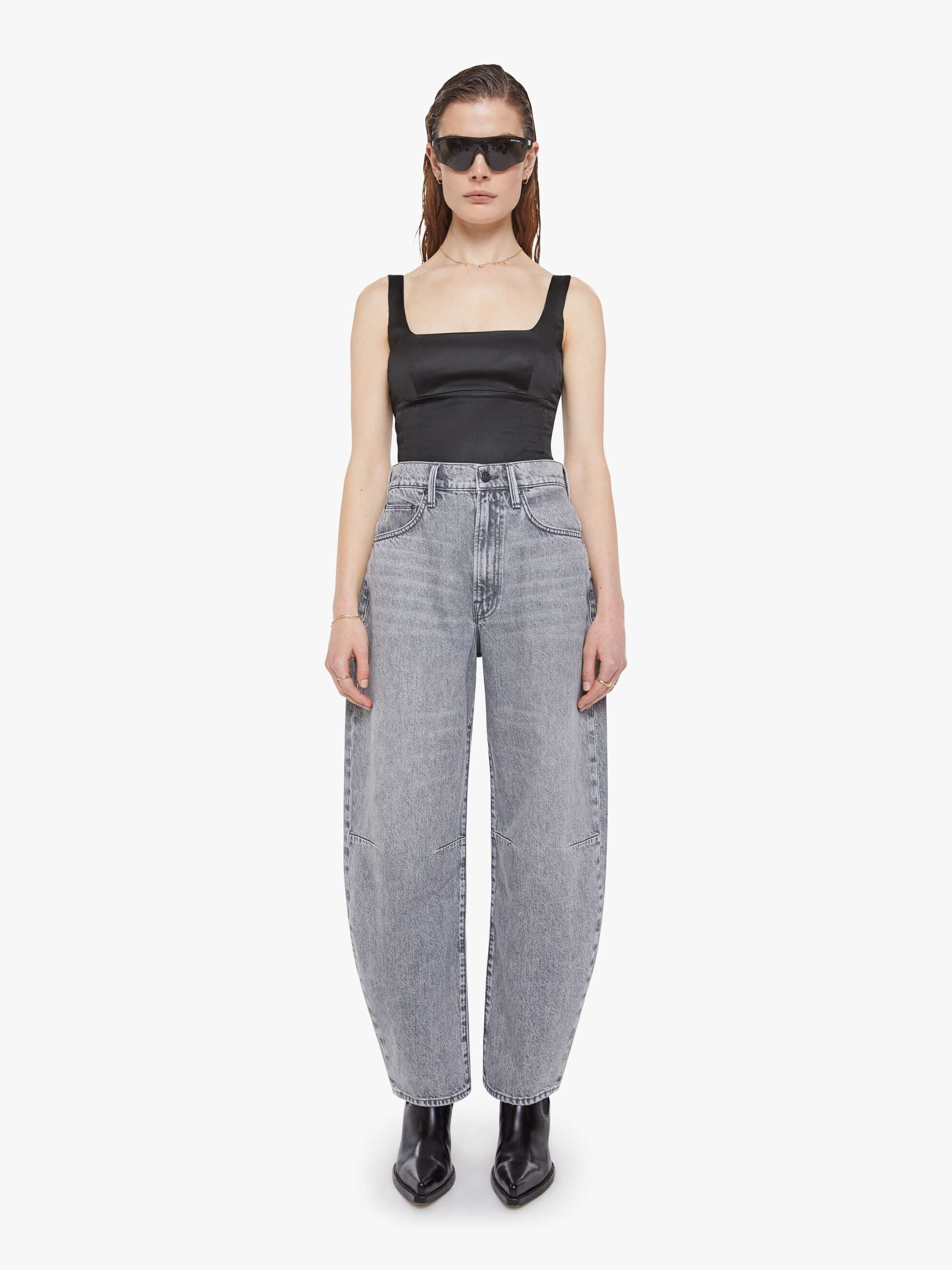 SNACKS! The Pony Keg Ankle - Earl Grey | Mother Denim