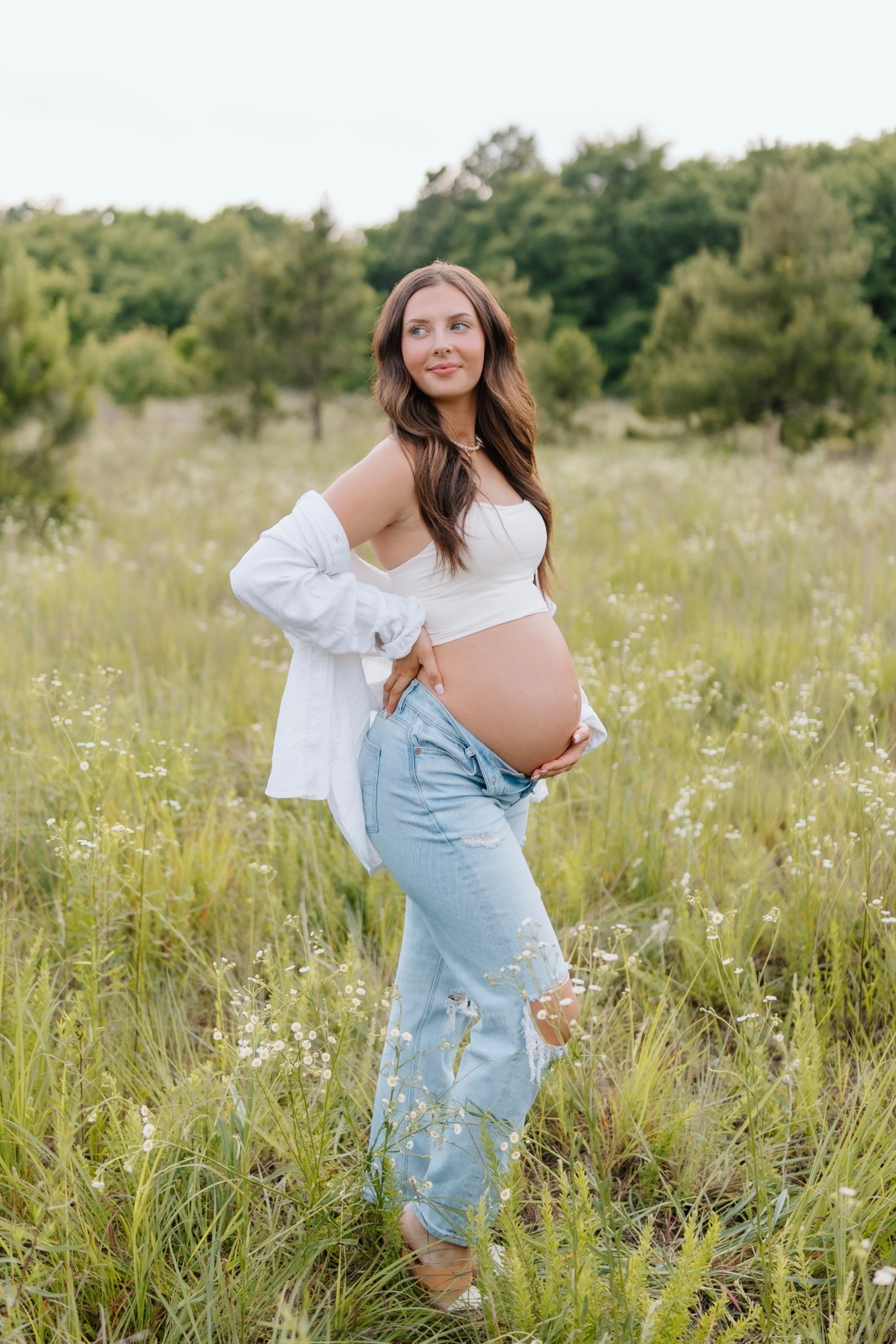 Maternity shoot outfit 🤍

#LTKBump