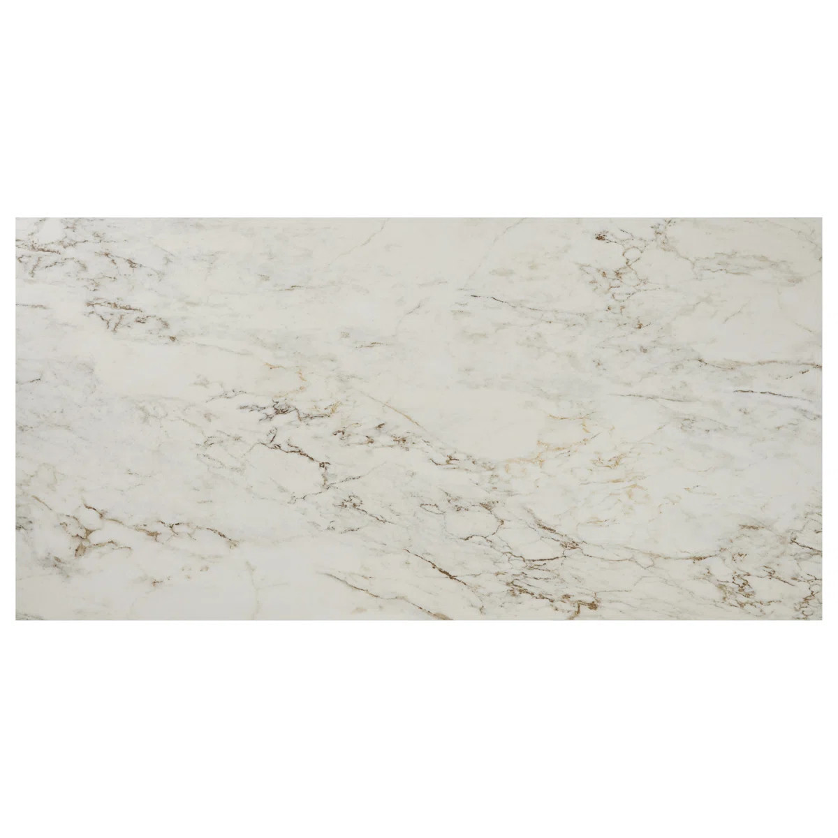 Gaverno 24 in. x 48 in. Marble Look Polished Porcelain Floor and Wall Tile (15.49 Sq. Ft. / Case) | Wayfair North America