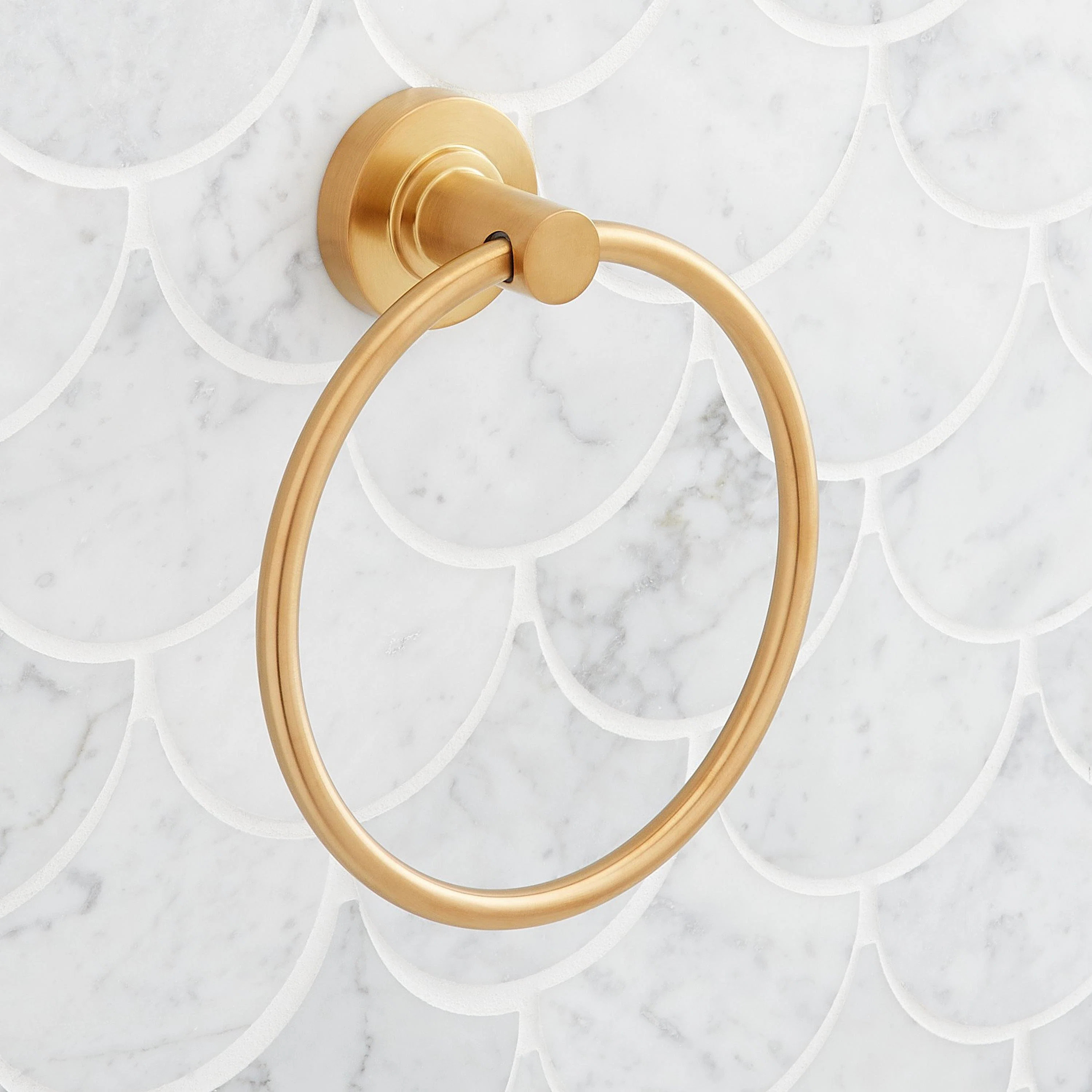 Lexia 6-5/16" Wall Mounted Towel Ring 483952 | Wayfair North America