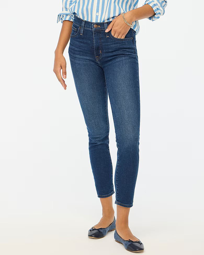 Petite 9" mid-rise skinny jean in signature stretch | J.Crew Factory