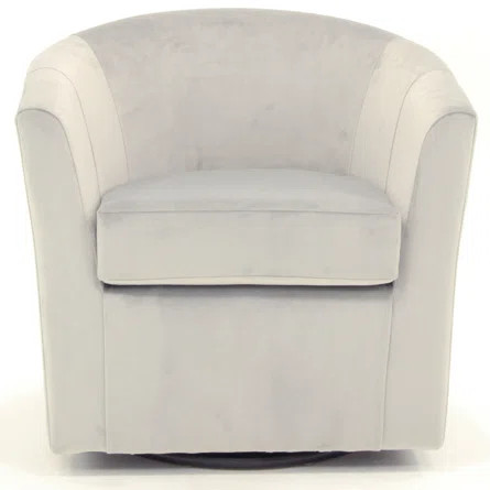 Hansell Upholstered Swivel Barrel Chair | Wayfair North America