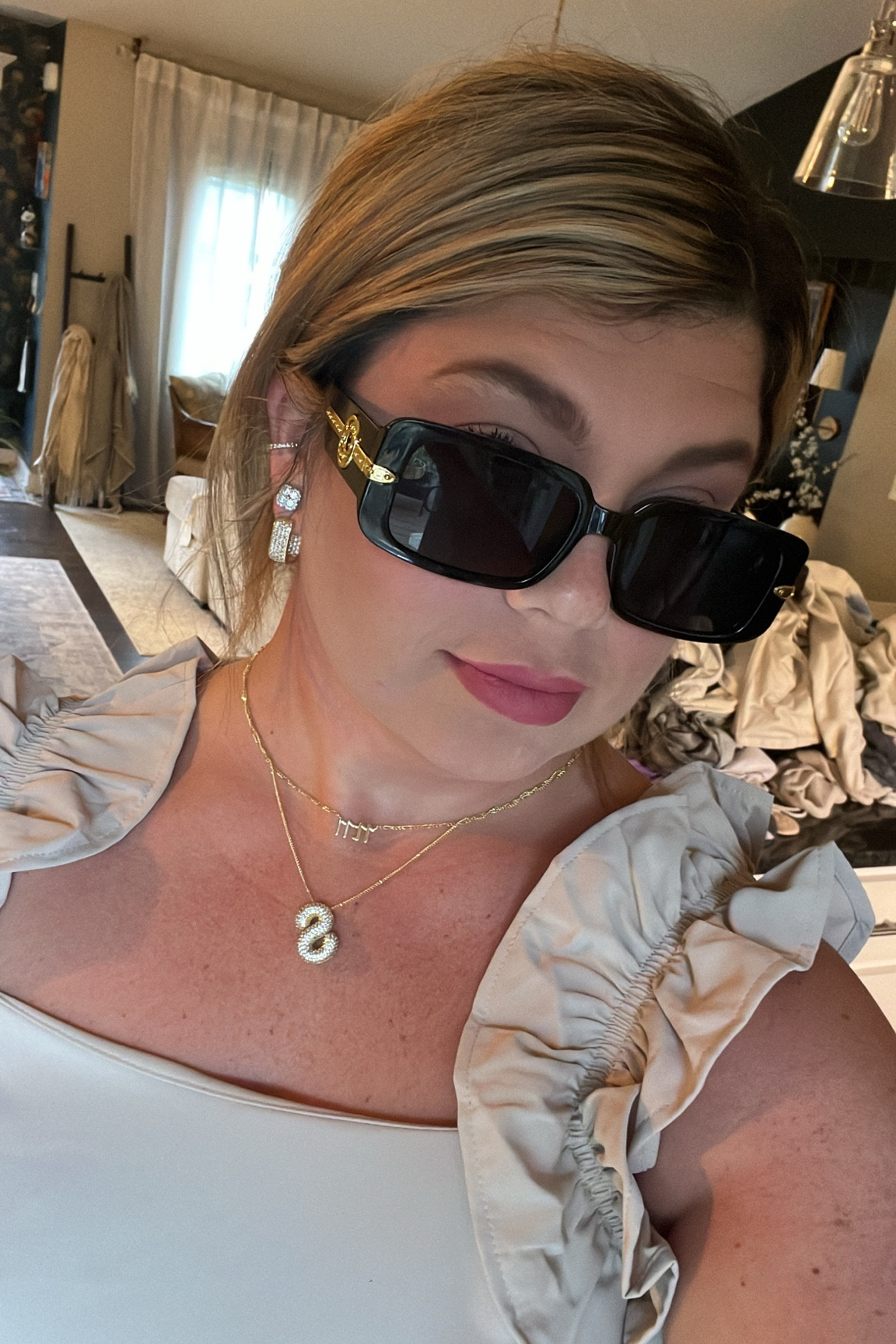 You can’t tell me NOTHIN in these glasses. In my head I own a yacht and I am the rich auntie. But they’re only $15! All outfit sources linked! 

#LTKMidsize #LTKBeauty #LTKFindsUnder50