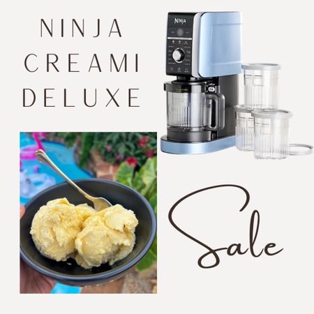Ninja Creami Deluxe on sale today at @qvc.  Comes with 4 deluxe containers.  New customer code HELLO20 for $20 off $40 or more. @qvc #ad #loveqvc

#LTKfamily #LTKhome #LTKsalealert