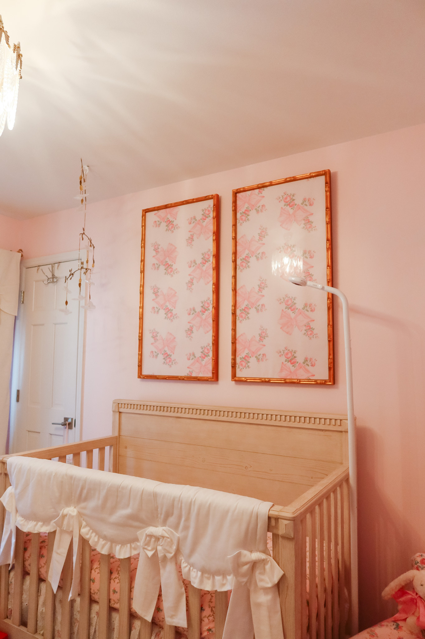 Baby girl nursery decor inspo! Love our girls Loveshackfancy baby girl room. We did these DIY wallpaper panels which turned out so good. Linking what frames and wallpaper we used. 

Baby girl room / baby girl nursery / nursery decor / pink nursery decor / pink baby room / pink girls room / toddler girls room / Loveshackfancy nursery / Loveshackfancy home / pottery barn kids nursery / pottery barn baby / girly nursery 

#LTKBaby