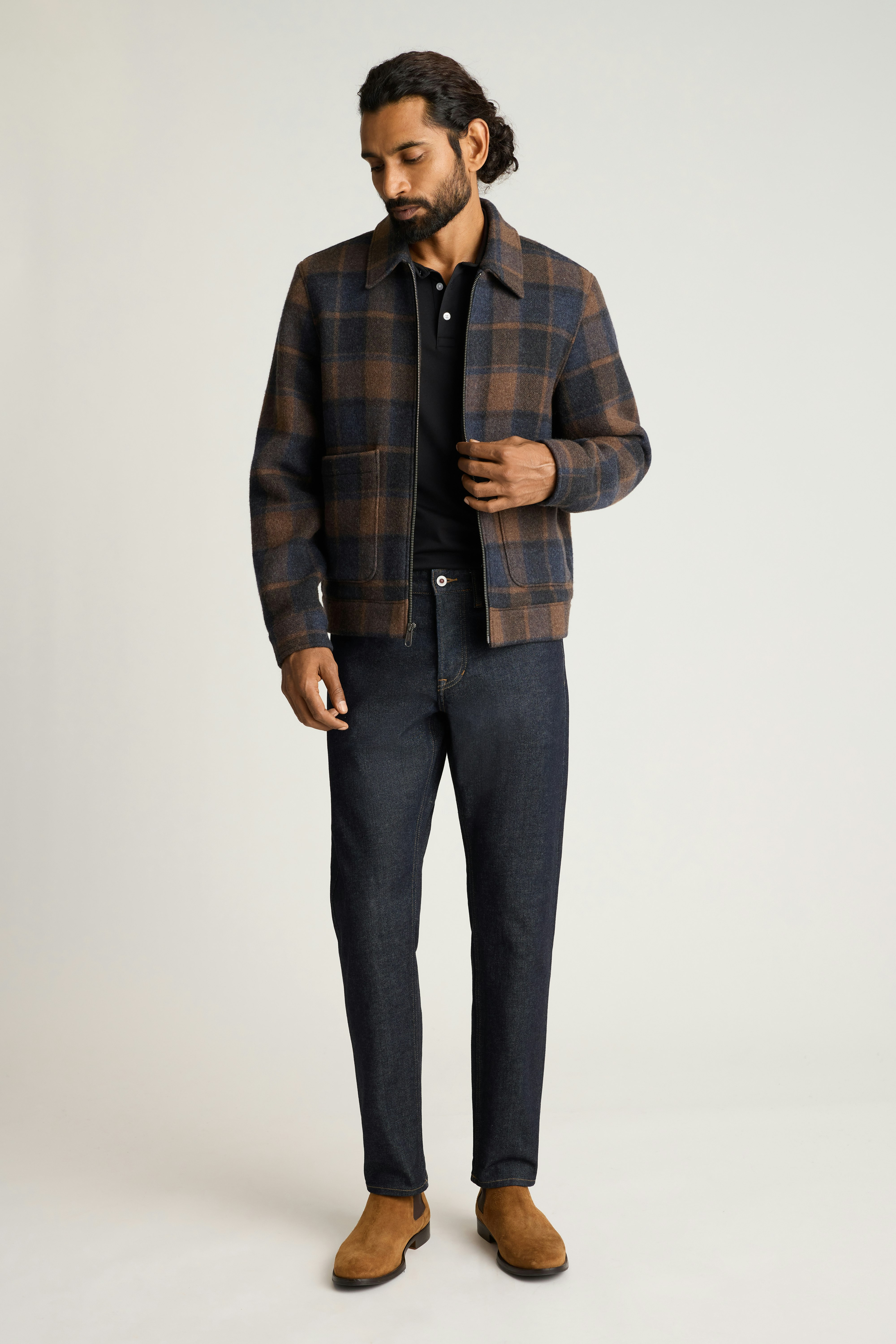Japanese Stretch Selvedge Jean Pants for Men by Bonobos - Medium Blue Wash - 3834 Classic | Bonobos (US)