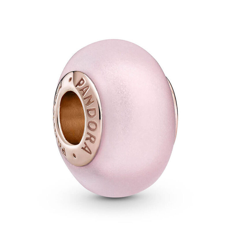 Pandora Matte Pink Murano Glass Charm | Ben Bridge Jeweler