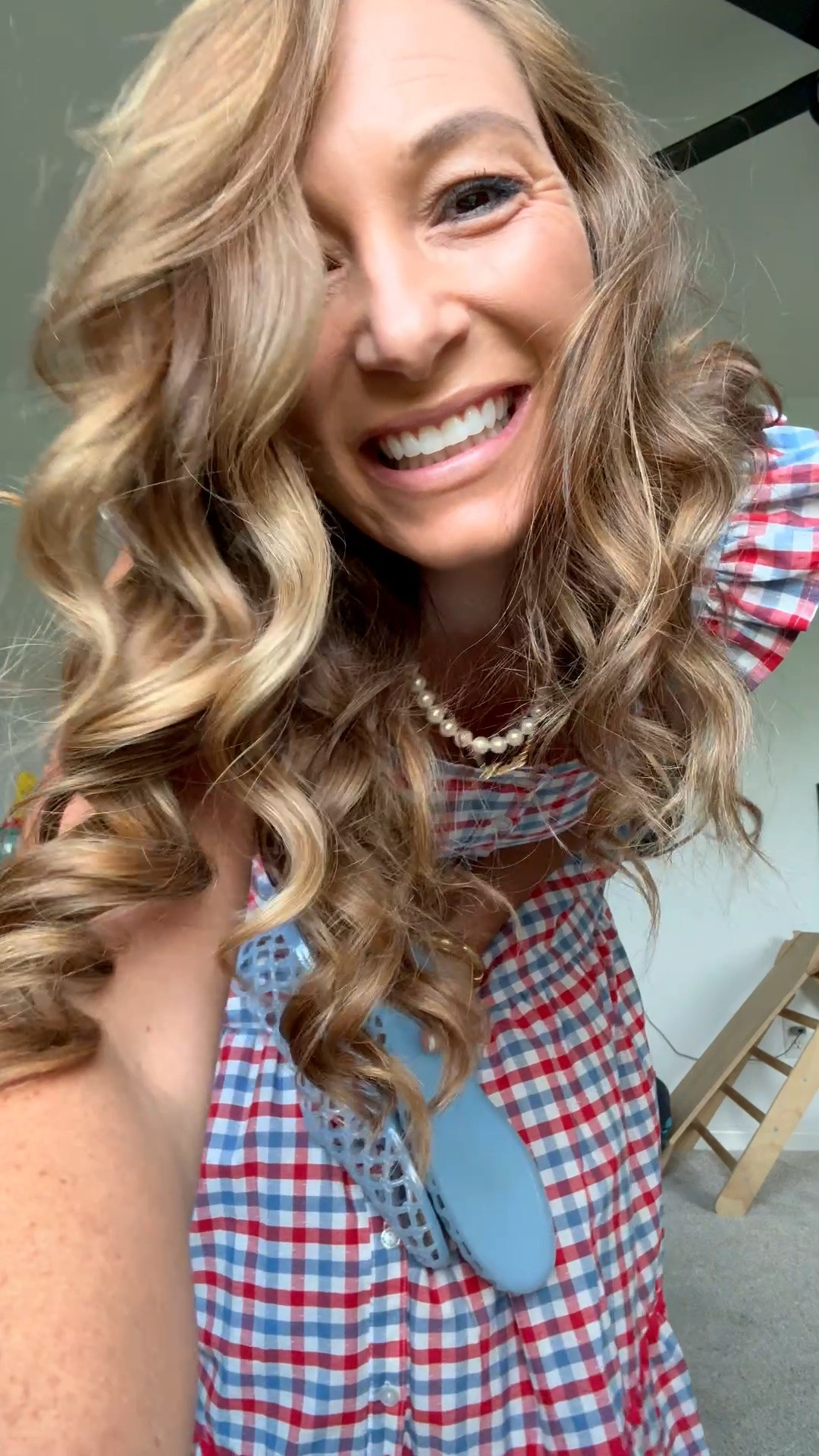 Preppy patriotic plaid dresses outfits for Fourth of July weekend, blue and red and white plaid patriotic gingham

#LTKootd #LTKSeasonal #LTKOver40