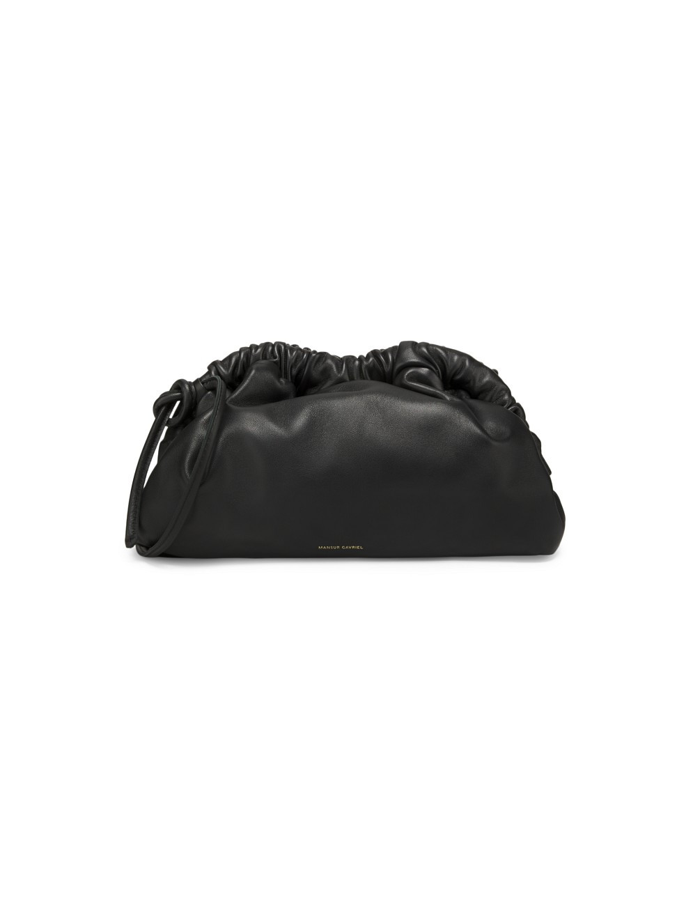 Women's Mini Cloud Leather Clutch - Black Flame | Saks Fifth Avenue