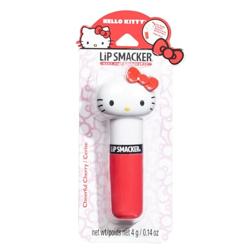 Lip Smacker Lippy Pals Sanrio Hello Kitty, Flavored Moisturizing & Smoothing Soft Shine Lip Balm, Hydrating & Protecting Fun Tasty Flavors, Cruelty-Free & Vegan - Cheerful Cherry | Amazon (US)