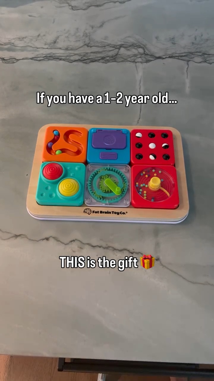  18-month-old is obsessed with the Fat Brain Play Tab. When he’s not using it at home, I toss a few sensory tiles in my purse for easy on-the-go play. It’s been a total lifesaver as a toddler travel toy. It kept him busy for almost an entire 5-hour flight. ✈️💯

If you’re shopping for a sensory toy, fine motor toy, Montessori-inspired toy, or a 1–2 year old gift idea, this one is absolutely worth it.

toddler sensory toys, toddler travel toys, airplane toys toddler, travel toys 1 year old, travel toys 2 year old, toddler fine motor toys, toddler gift ideas, 18 month old toys, 1 year old toys, 2 year old toys, toys for boys, toys for girls, montessori toys toddler, toddler independent play, stocking stuffer toddler, holiday gift ideas toddler

#LTKmomlife #LTKKids #LTKHoliday
