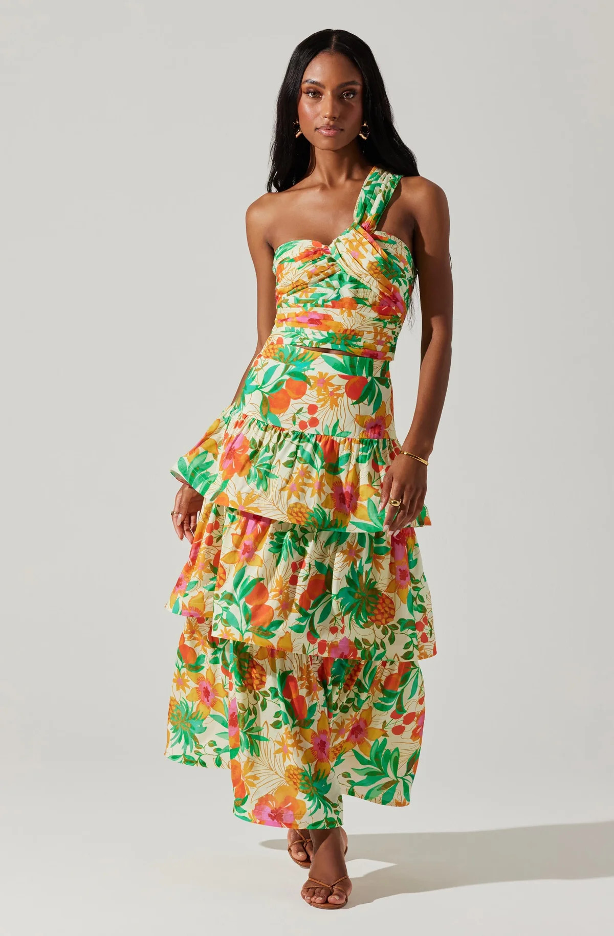 Rooni Tiered Maxi Skirt | ASTR The Label (US)