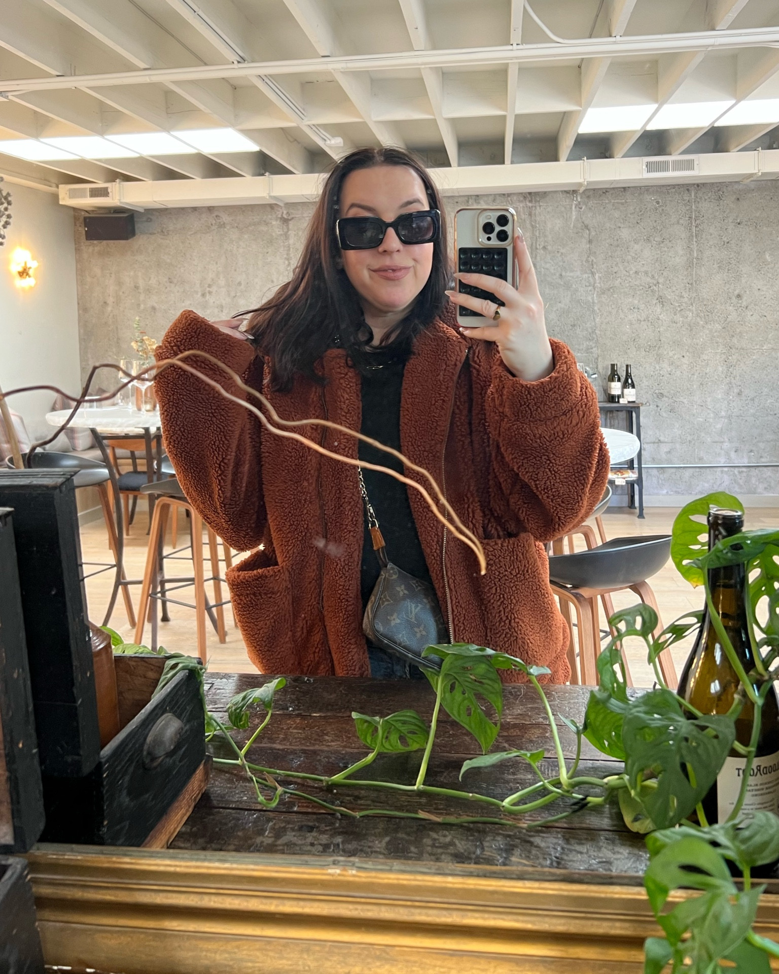 Black bodysuit / Louis Vuitton pochette accesseroies / black rectangle sunglasses 

#LTKMidsize #LTKSaleAlert #LTKItBag