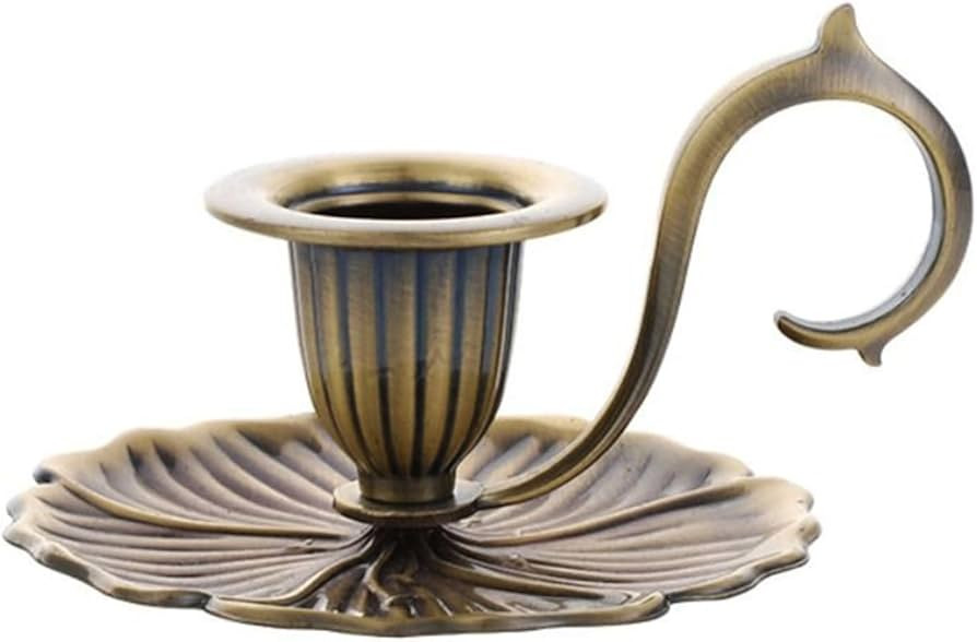 Handicrafts Vintage Candle Cup Decoration,Zinc Alloy Candle Holder,Decorative Candle Plates,Scent... | Amazon (US)