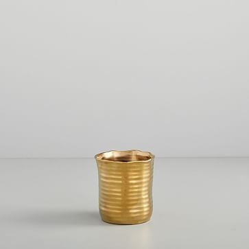 Molten Brass Metal Vases | West Elm (US)