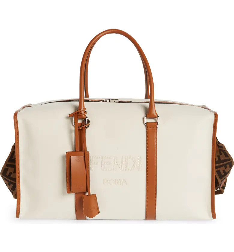 Fendi Logo Canvas Duffel Bag | Nordstrom | Nordstrom