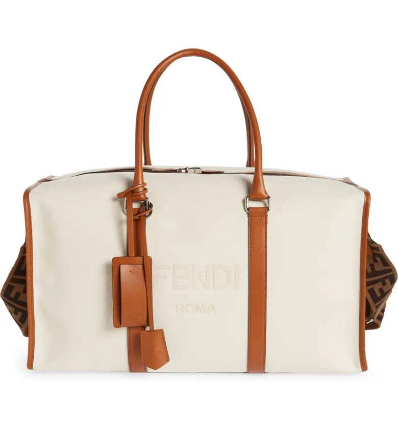 Fendi Logo Canvas Duffel Bag | Nordstrom | Nordstrom