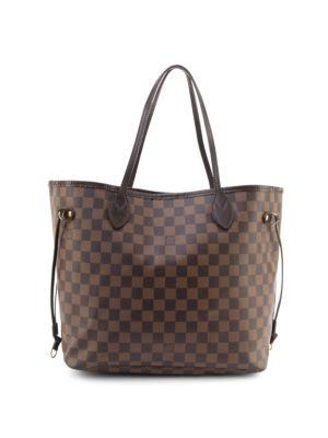 Neverfull Cherry MM Damier Ebene Canvas Tote | Saks Fifth Avenue OFF 5TH