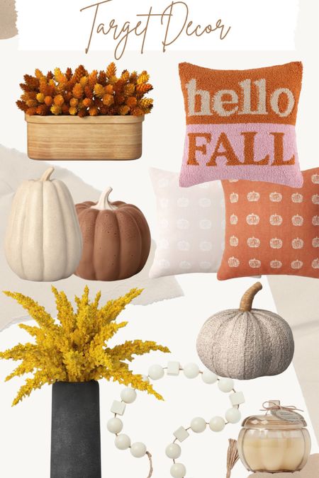 Target fall home decor, pumpkin pillows, pumpkin decor, fall home decor, target finds

#LTKSeasonal #LTKunder50 #LTKhome