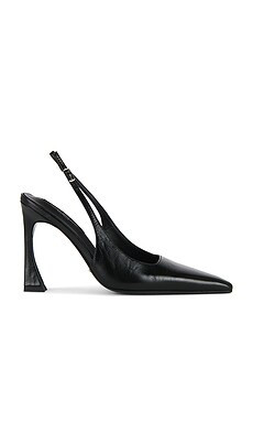 Tony Bianco Sassy Slingback Heel in Black Crinkle from Revolve.com | Revolve Clothing (Global)