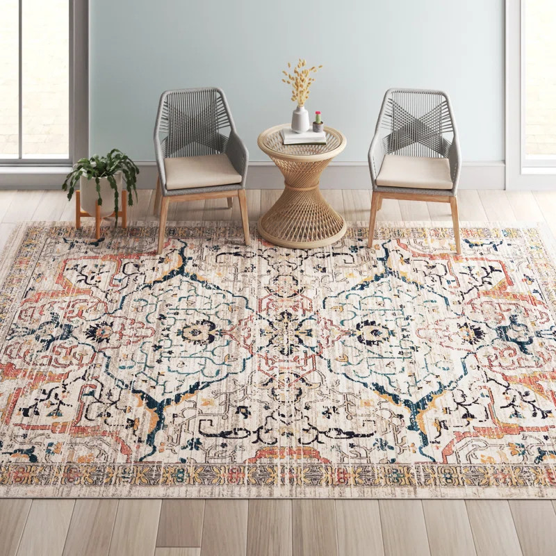 Alkire Floral Rug | Wayfair North America