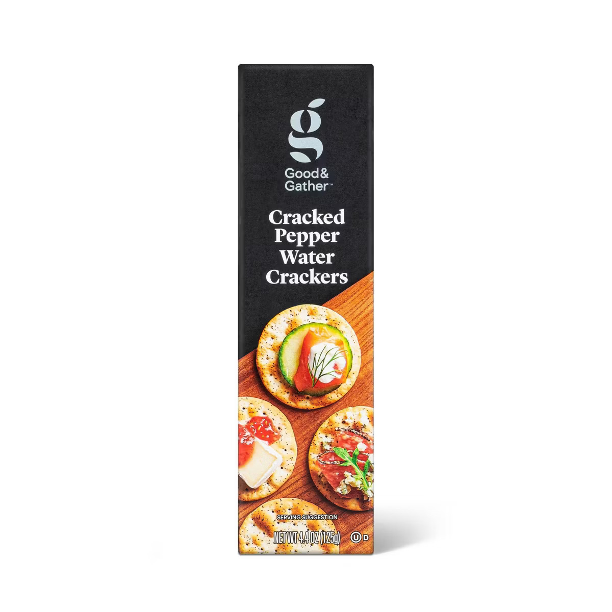 Cracked Pepper Water Crackers - 4.4oz - Good & Gather™ | Target