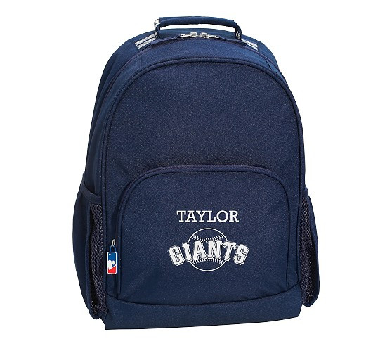 Mackenzie Navy <i>MLB™</i> Personalized Backpacks | Pottery Barn Kids