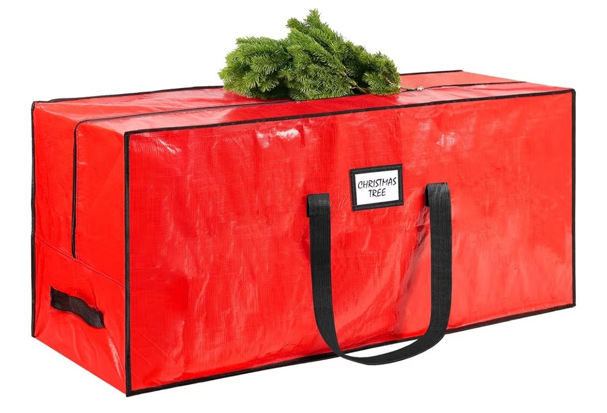 The best tree bags! We have two and I can even throw our wreaths in these bags with our trees!

#LTKHoliday #LTKHome #LTKFindsUnder50