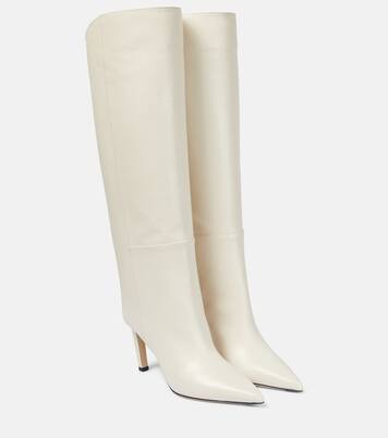 Alizze leather knee-high boots | Mytheresa (INTL)