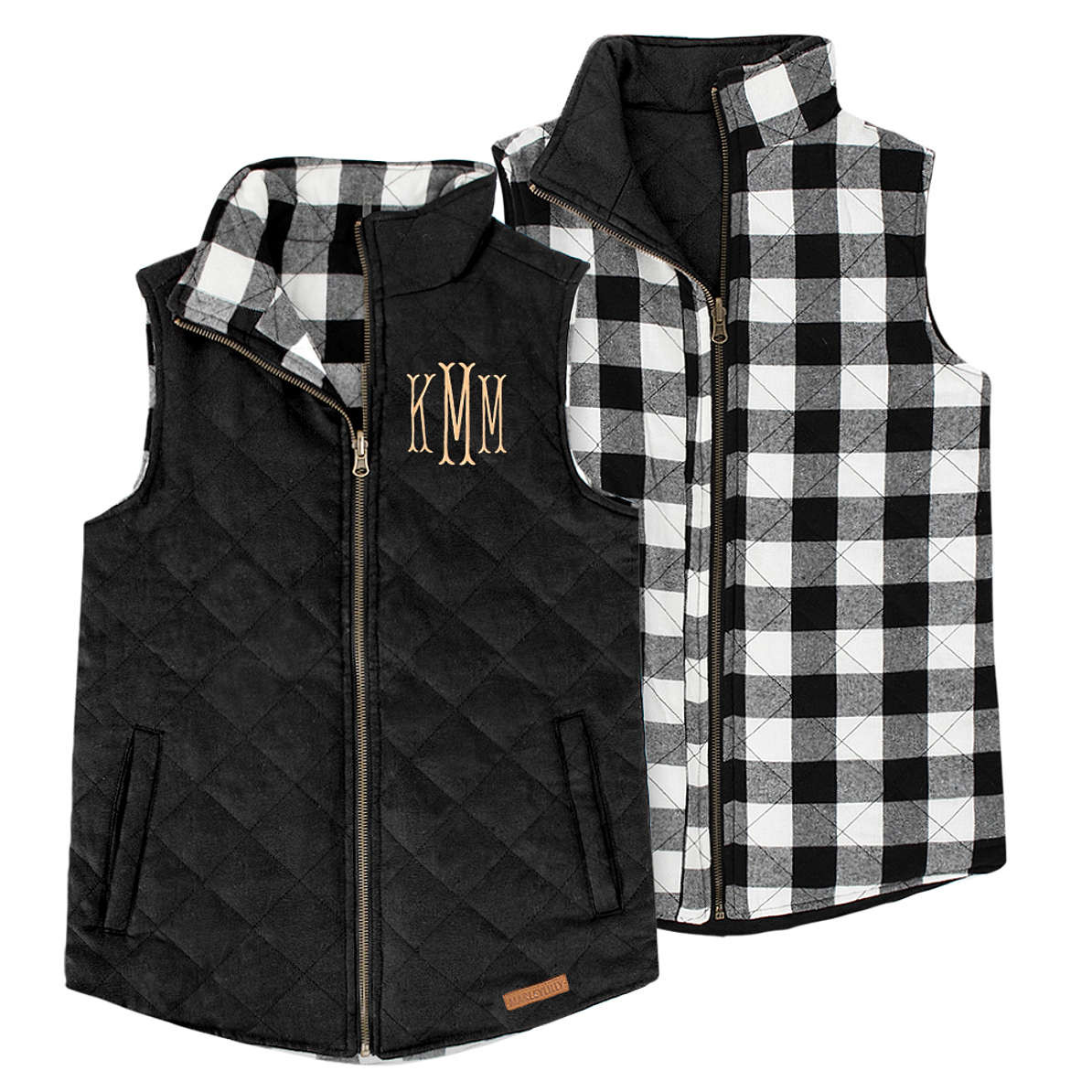 Monogrammed Reversible Vest | Marleylilly